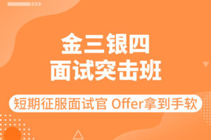 【图灵课堂】金三银四面试突击班|无秘下载