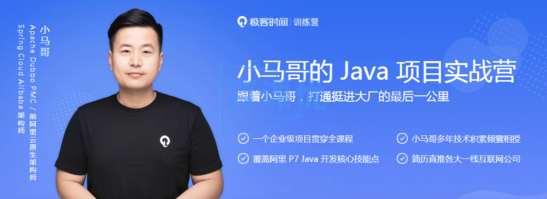 小马哥的 Java 项目实战营（完结）