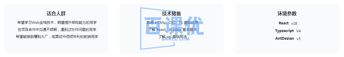 React18+TS+NestJS+GraphQL 全栈开发在线教育平台