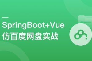 SpringBoot+Vue3+Element Plus 打造分布式存储系统|高清完结