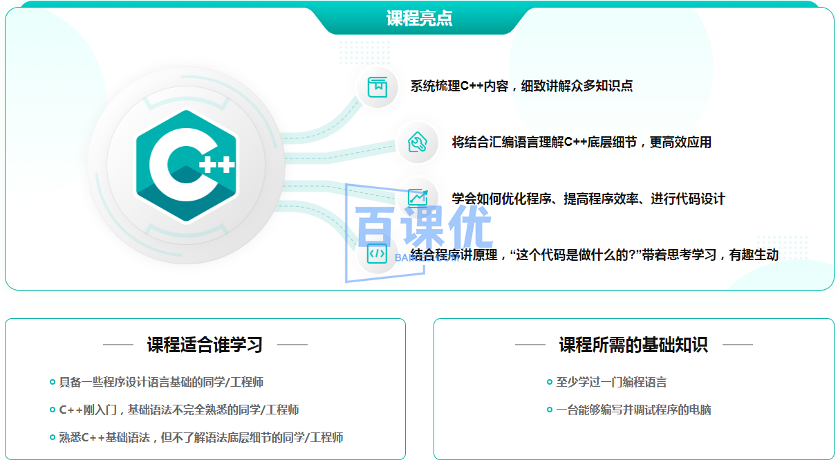 【深蓝学院】c++基础与深度解析