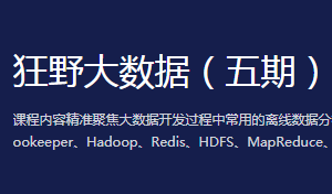 黑马-狂野大数据5期|网盘无秘