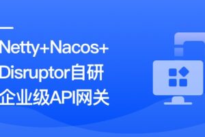 Netty+Nacos+Disruptor自研企业级API网关|完结