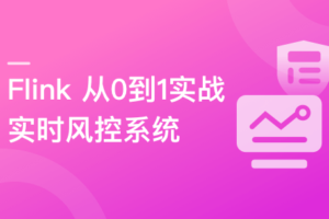 Flink 从0到1实战实时风控系统|高清完结