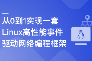 基于C++从0到1手写Linux高性能网络编程框架|高清完结