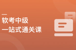 国家级认证 软件评测师(软考中级)一站式通关课|已完结