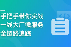 手把手带你实战一线大厂微服务全链路追踪|已完结