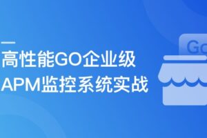高性能GO企业级APM监控系统实战|已完结