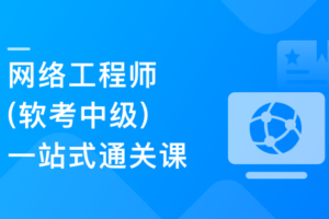 国家级认证 网络工程师(软考中级)一站式通关课