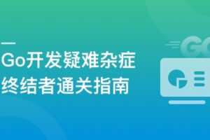 Go开发疑难杂症终结者通关指南|高清完结