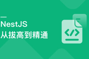 NestJS 从拔高到精通，大型复杂业务架构落地实践|高清完结