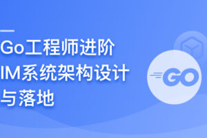 Go进阶 IM系统设计与落地，单体到微服务深度剖析