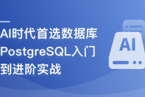 AI 时代首选数据库–PostgreSQL 入门到进阶实战